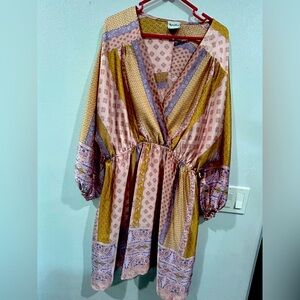 Avita Colorful Patchwork Mini Dress